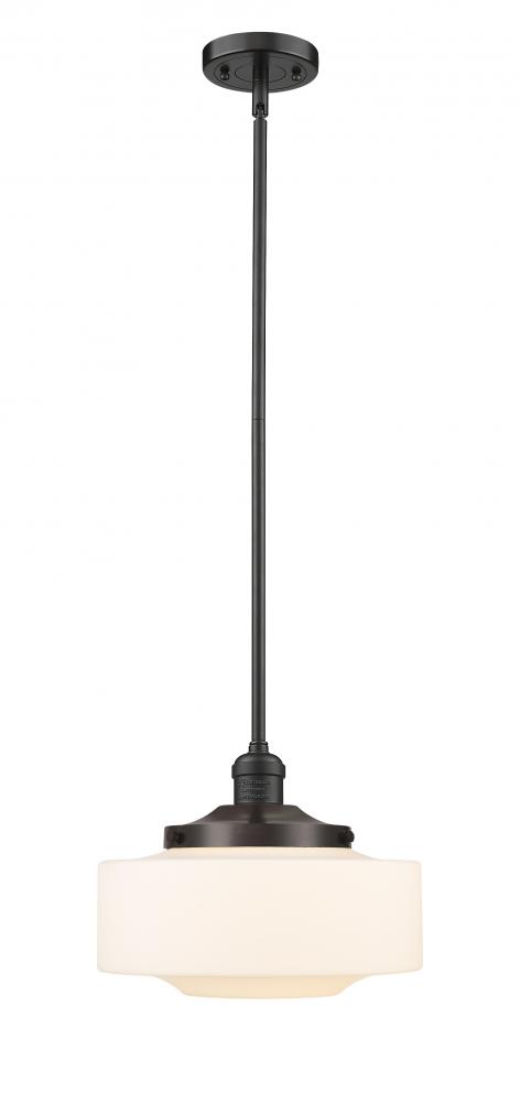 Bridgeton - 1 Light - 12 inch - Oil Rubbed Bronze - Stem Hung - Mini Pendant