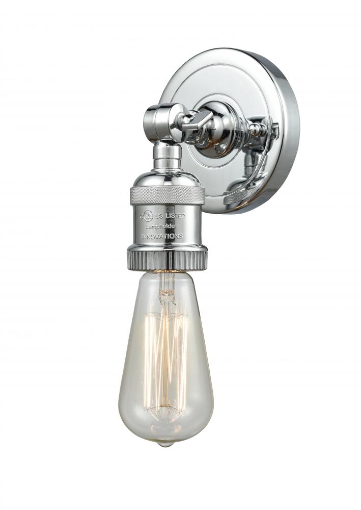 Bare Bulb - 1 Light - 5 inch - Polished Chrome - Sconce