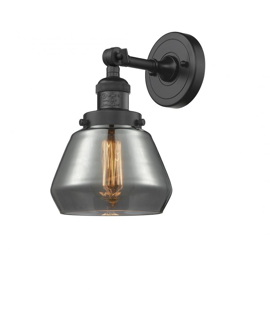 Fulton - 1 Light - 7 inch - Matte Black - Sconce