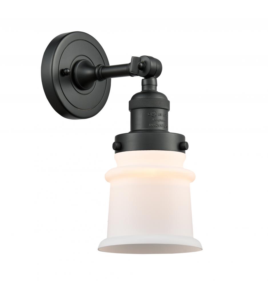 Canton - 1 Light - 5 inch - Matte Black - Sconce