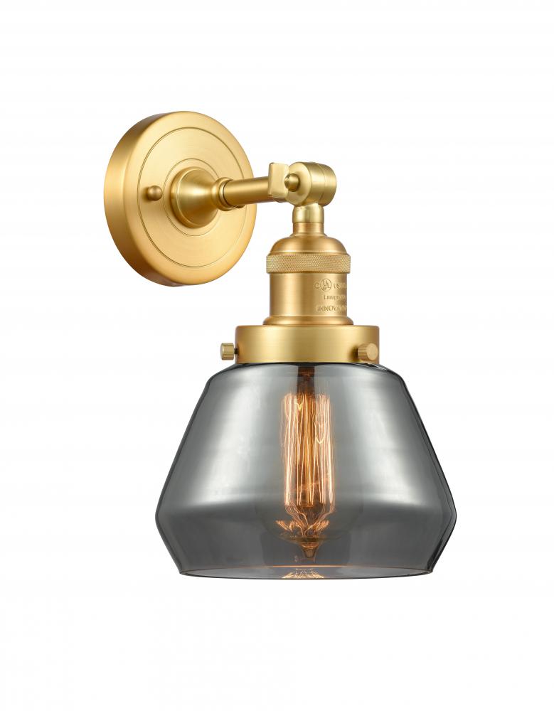 Fulton - 1 Light - 7 inch - Satin Gold - Sconce