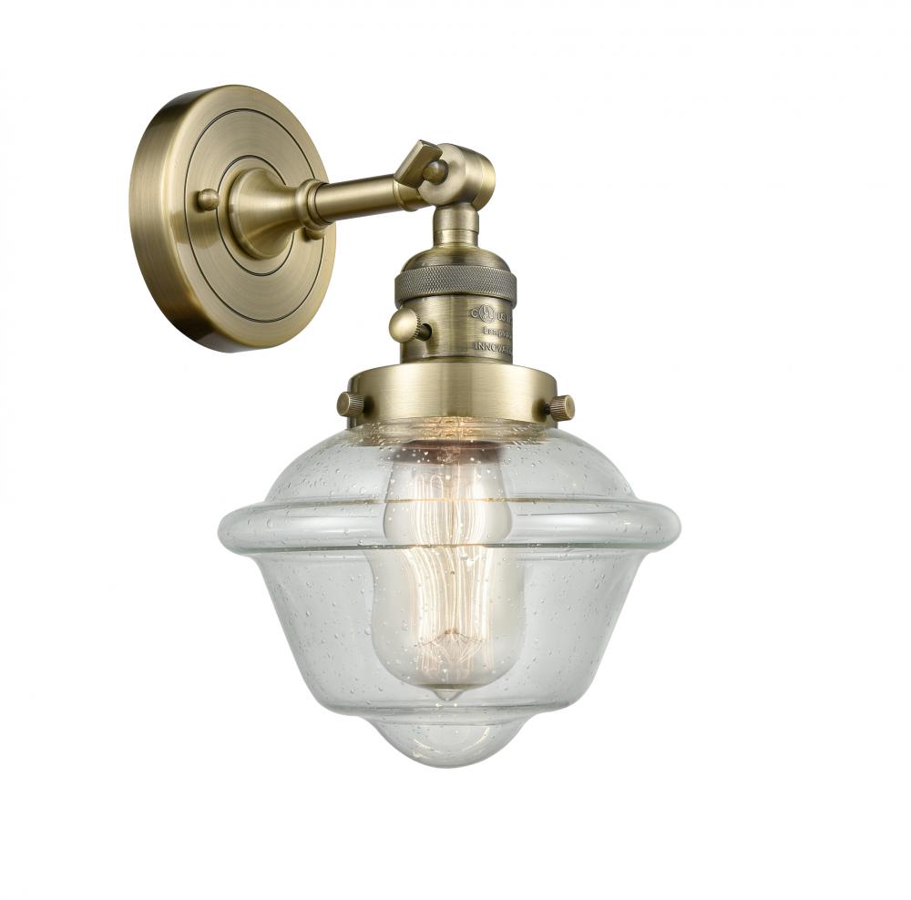 Oxford - 1 Light - 8 inch - Antique Brass - Sconce