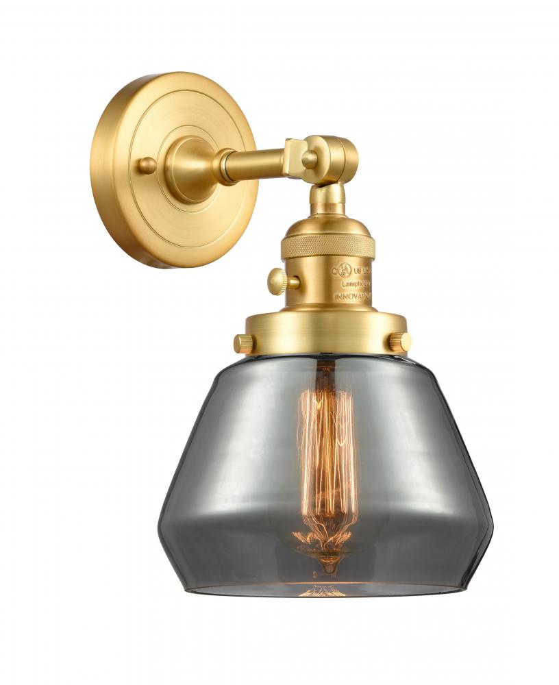 Fulton - 1 Light - 7 inch - Satin Gold - Sconce