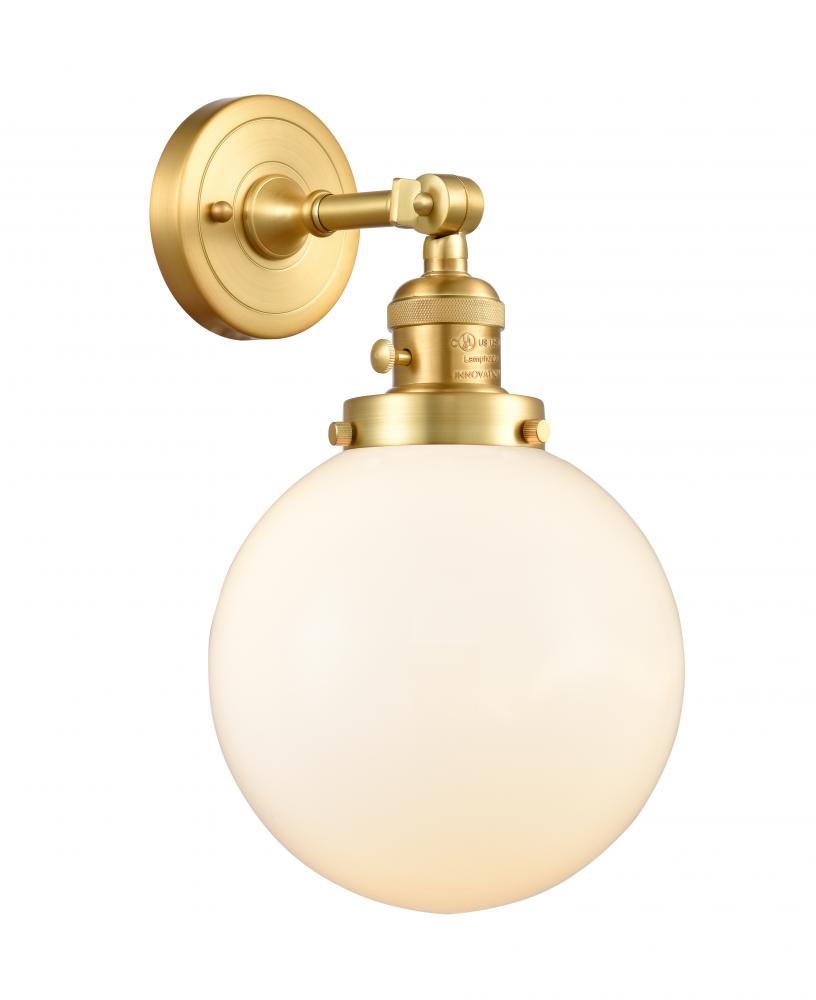 Beacon - 1 Light - 8 inch - Satin Gold - Sconce