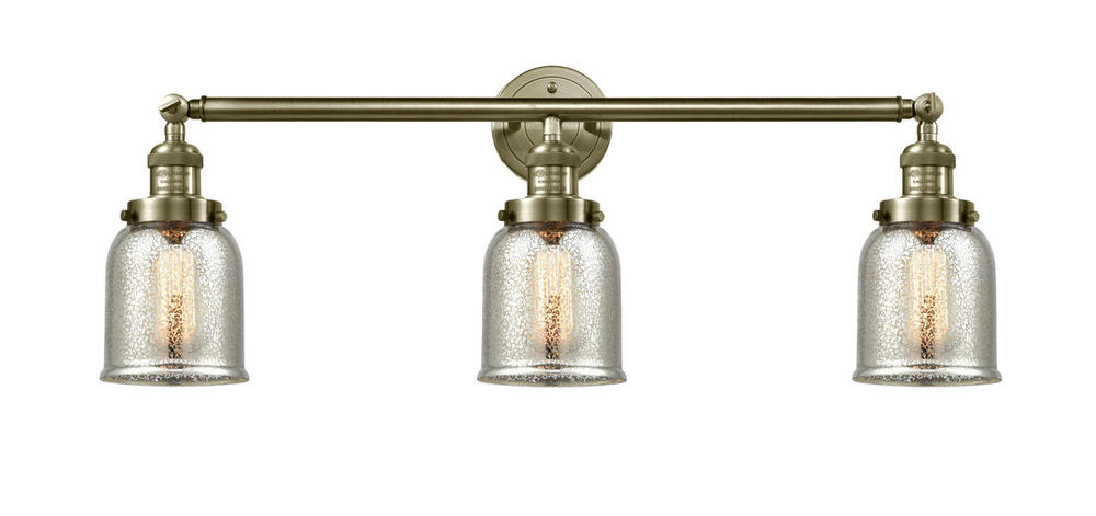 Bell - 3 Light - 30 inch - Antique Brass - Bath Vanity Light