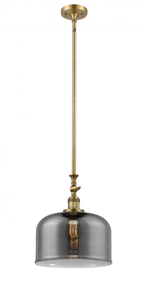 Bell - 1 Light - 12 inch - Brushed Brass - Stem Hung - Mini Pendant