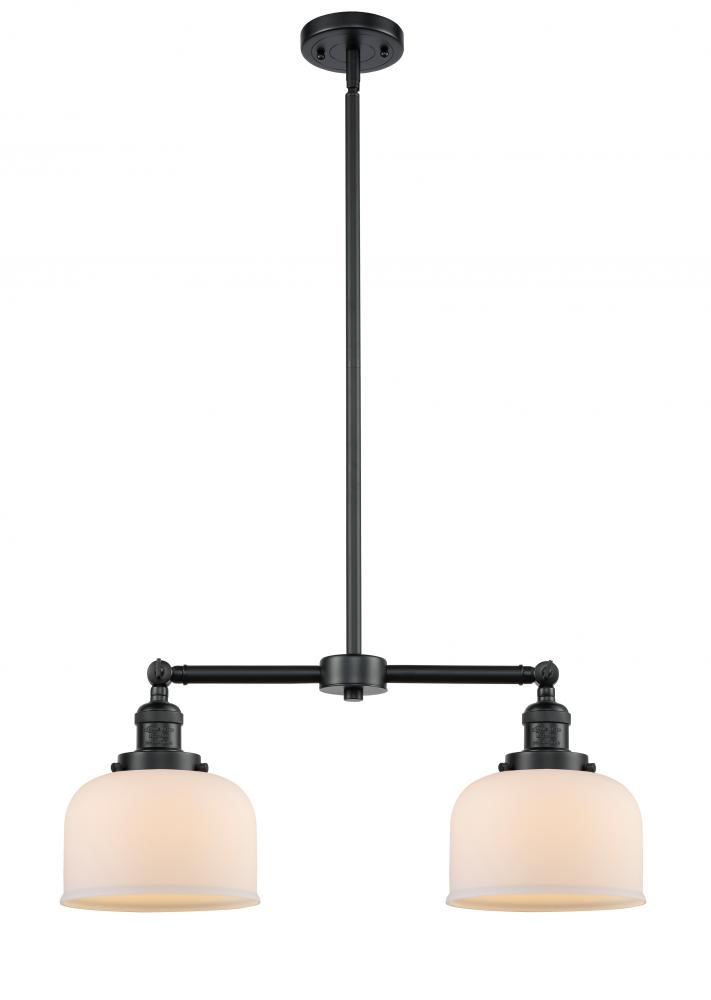 Bell - 2 Light - 21 inch - Oil Rubbed Bronze - Stem Hung - Island Light