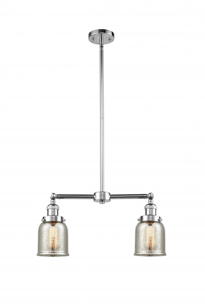 Bell - 2 Light - 21 inch - Polished Chrome - Stem Hung - Island Light