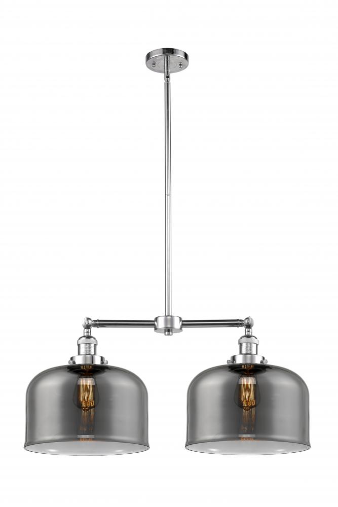 Bell - 2 Light - 21 inch - Polished Chrome - Stem Hung - Island Light