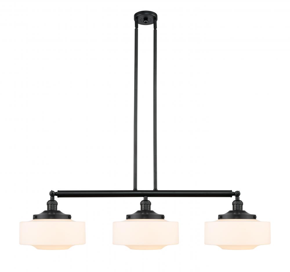 Bridgeton - 3 Light - 44 inch - Matte Black - Stem Hung - Island Light