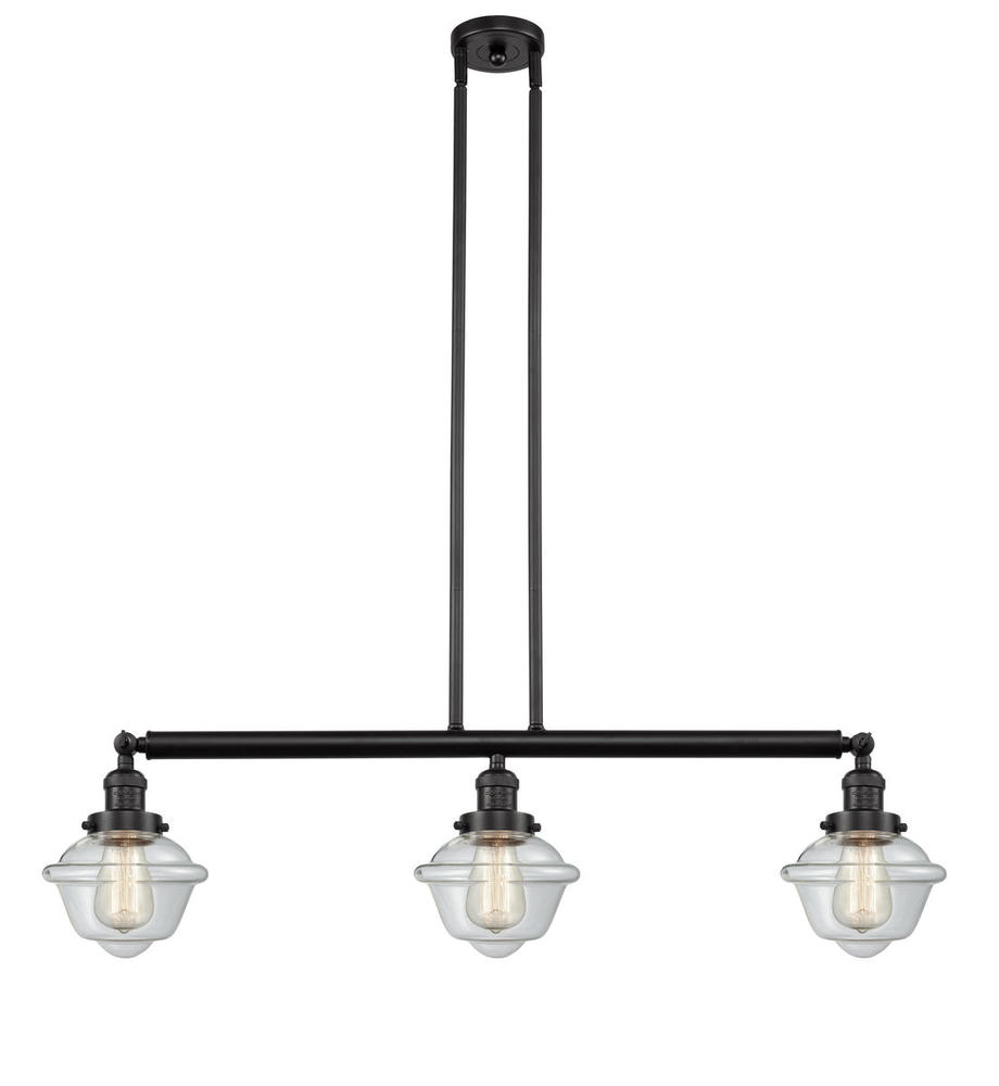 Oxford - 3 Light - 40 inch - Oil Rubbed Bronze - Stem Hung - Island Light