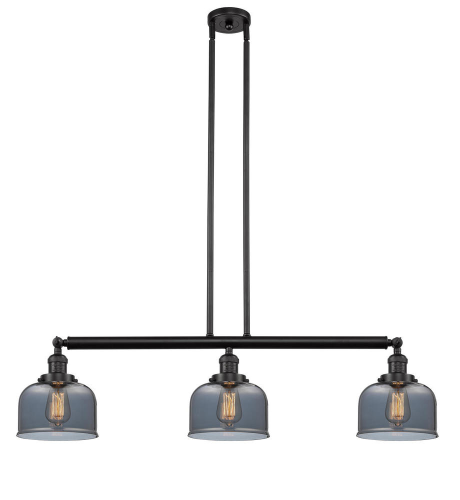 Bell - 3 Light - 41 inch - Oil Rubbed Bronze - Stem Hung - Island Light