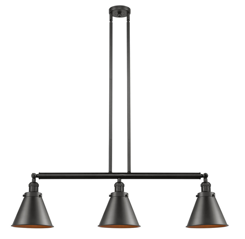 Appalachian - 3 Light - 40 inch - Oil Rubbed Bronze - Stem Hung - Island Light