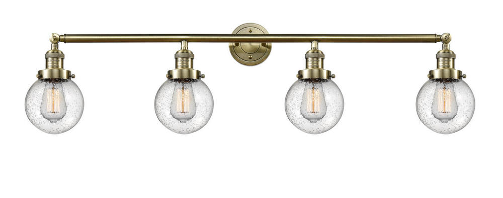 Beacon - 4 Light - 42 inch - Antique Brass - Bath Vanity Light