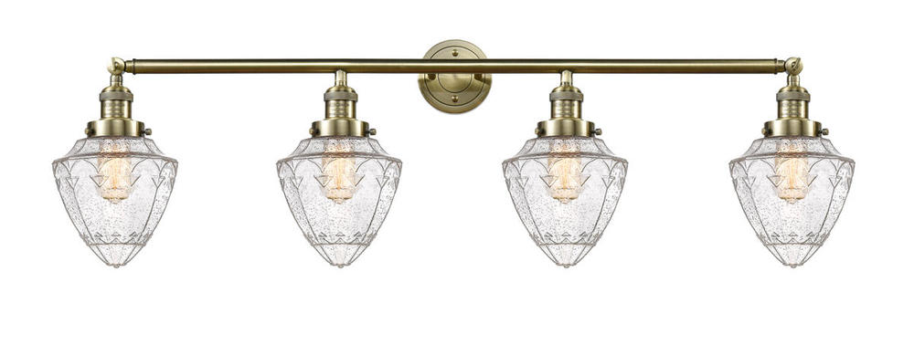 Bullet - 4 Light - 46 inch - Antique Brass - Bath Vanity Light