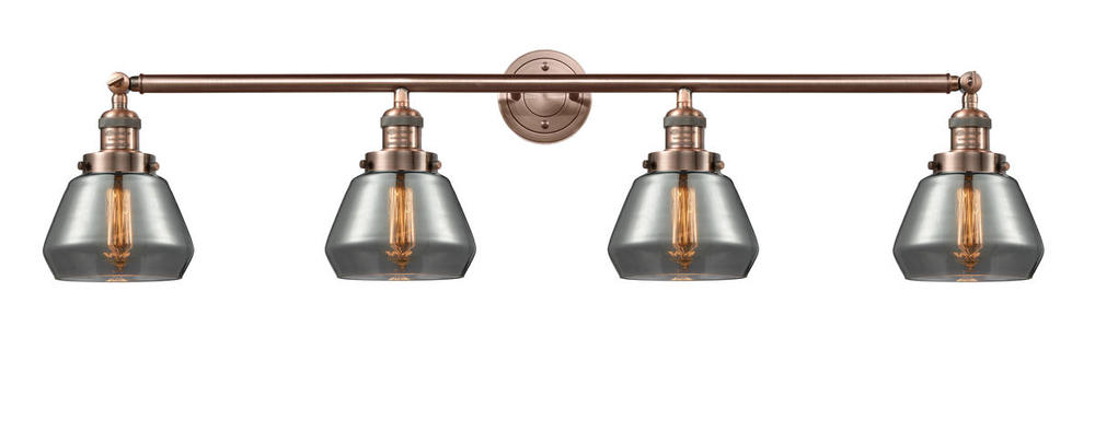 Fulton - 4 Light - 43 inch - Antique Copper - Bath Vanity Light