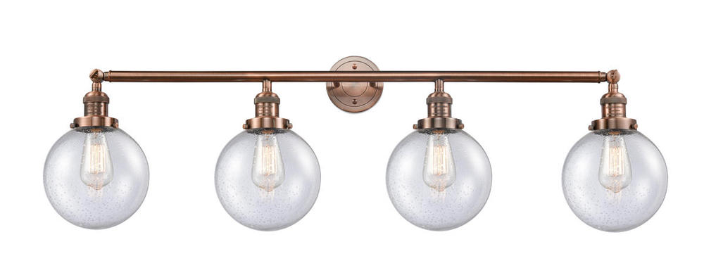 Beacon - 4 Light - 44 inch - Antique Copper - Bath Vanity Light