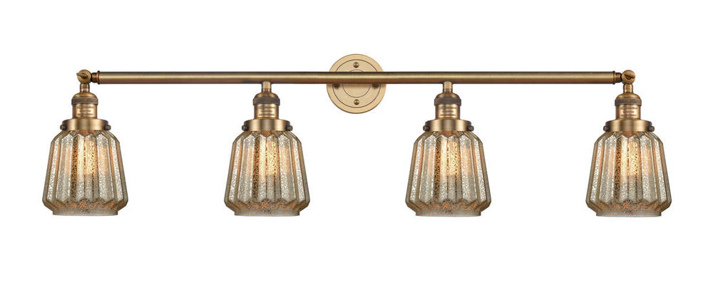 Chatham - 4 Light - 42 inch - Brushed Brass - Bath Vanity Light