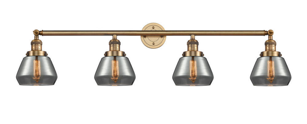 Fulton - 4 Light - 43 inch - Brushed Brass - Bath Vanity Light