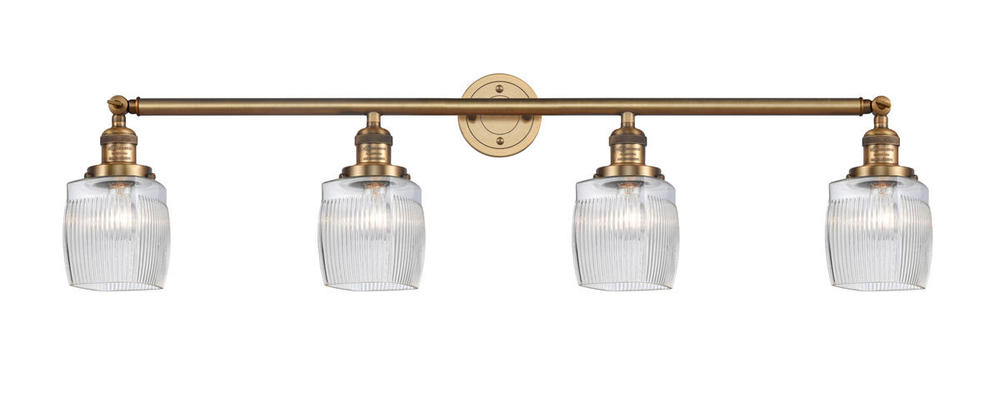 Colton - 4 Light - 42 inch - Brushed Brass - Bath Vanity Light