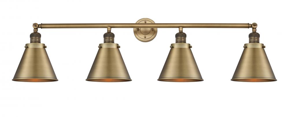 Appalachian - 4 Light - 44 inch - Brushed Brass - Bath Vanity Light