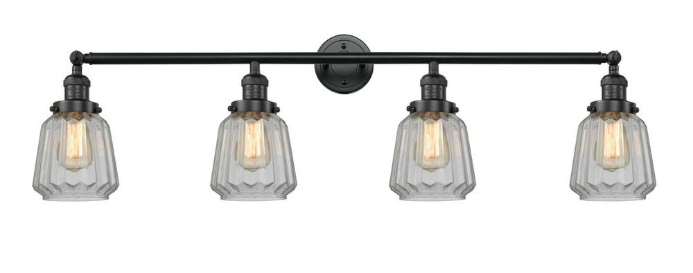 Chatham - 4 Light - 42 inch - Matte Black - Bath Vanity Light