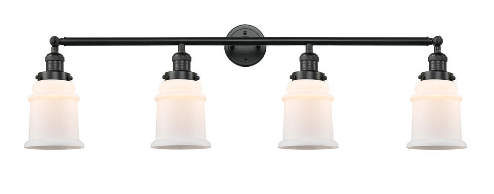 Canton - 4 Light - 42 inch - Matte Black - Bath Vanity Light