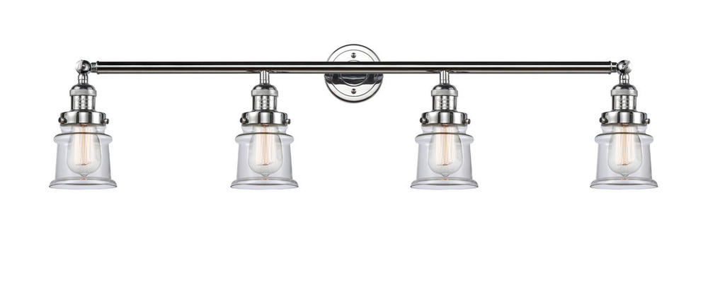 Canton - 4 Light - 42 inch - Polished Chrome - Bath Vanity Light