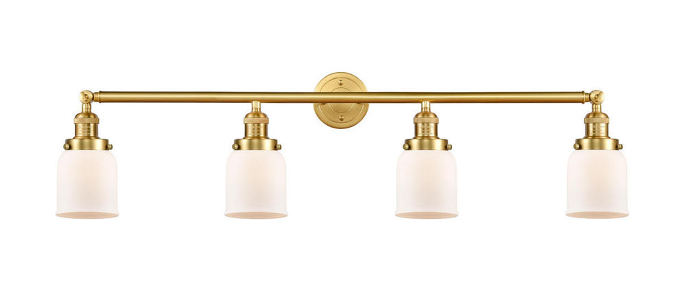 Bell - 4 Light - 42 inch - Satin Gold - Bath Vanity Light