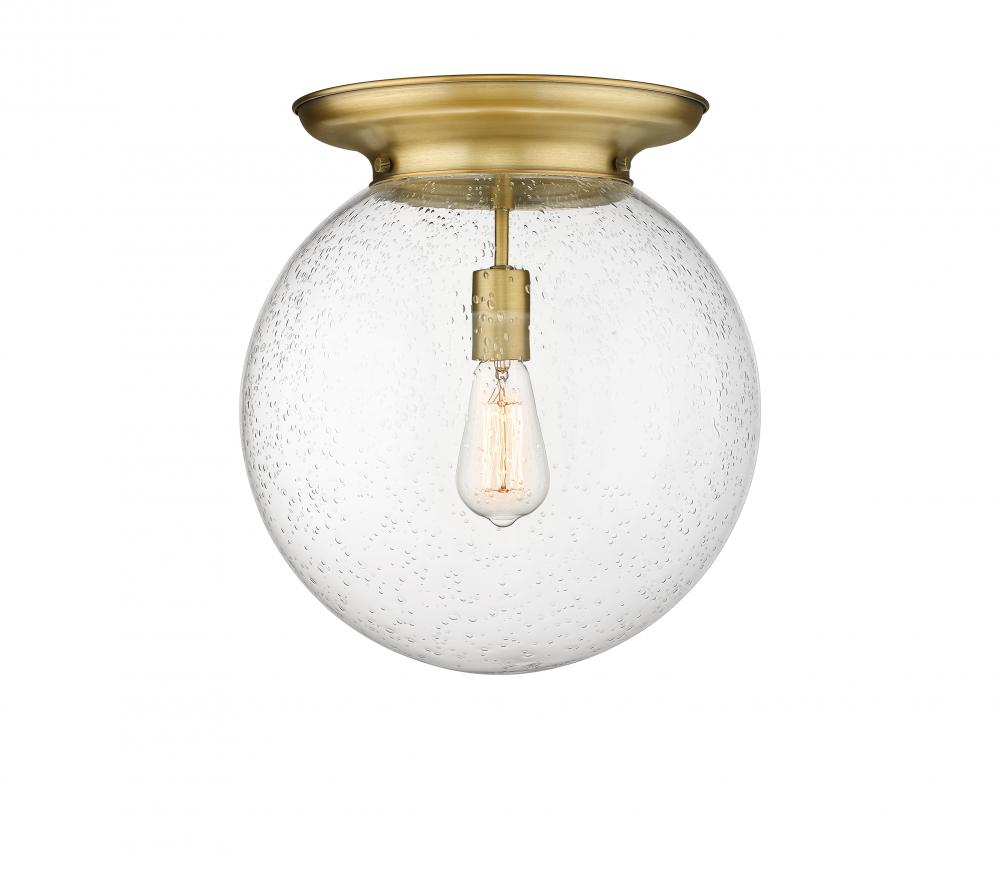 Beacon - 1 Light - 14 inch - Brushed Brass - Flush Mount