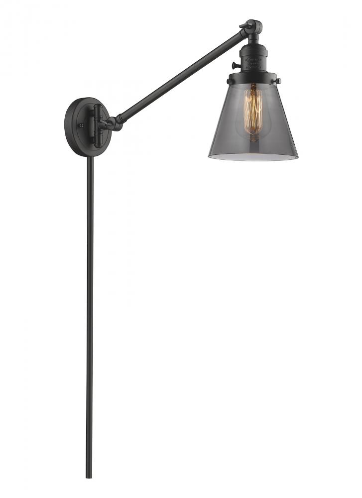 Cone - 1 Light - 8 inch - Oil Rubbed Bronze - Swing Arm