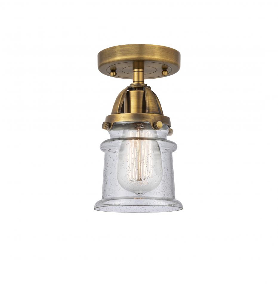 Canton - 1 Light - 5 inch - Brushed Brass - Semi-Flush Mount