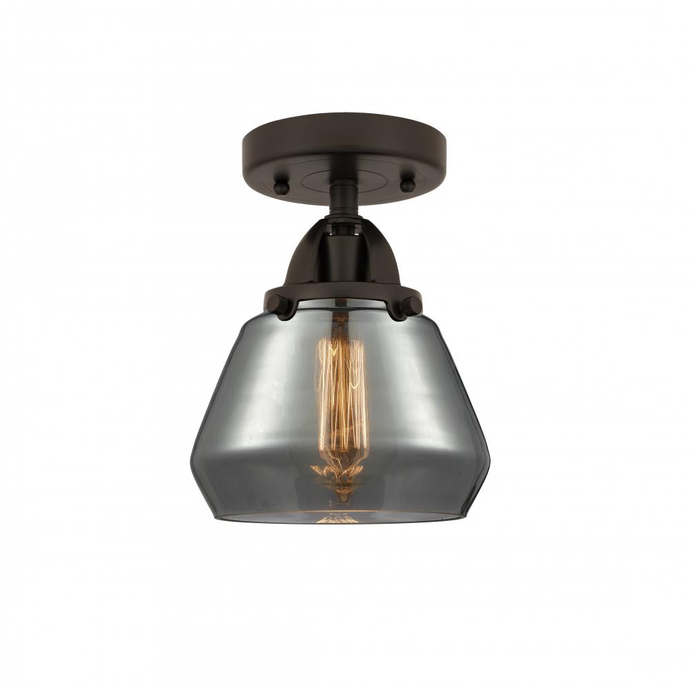 Fulton - 1 Light - 7 inch - Oil Rubbed Bronze - Semi-Flush Mount