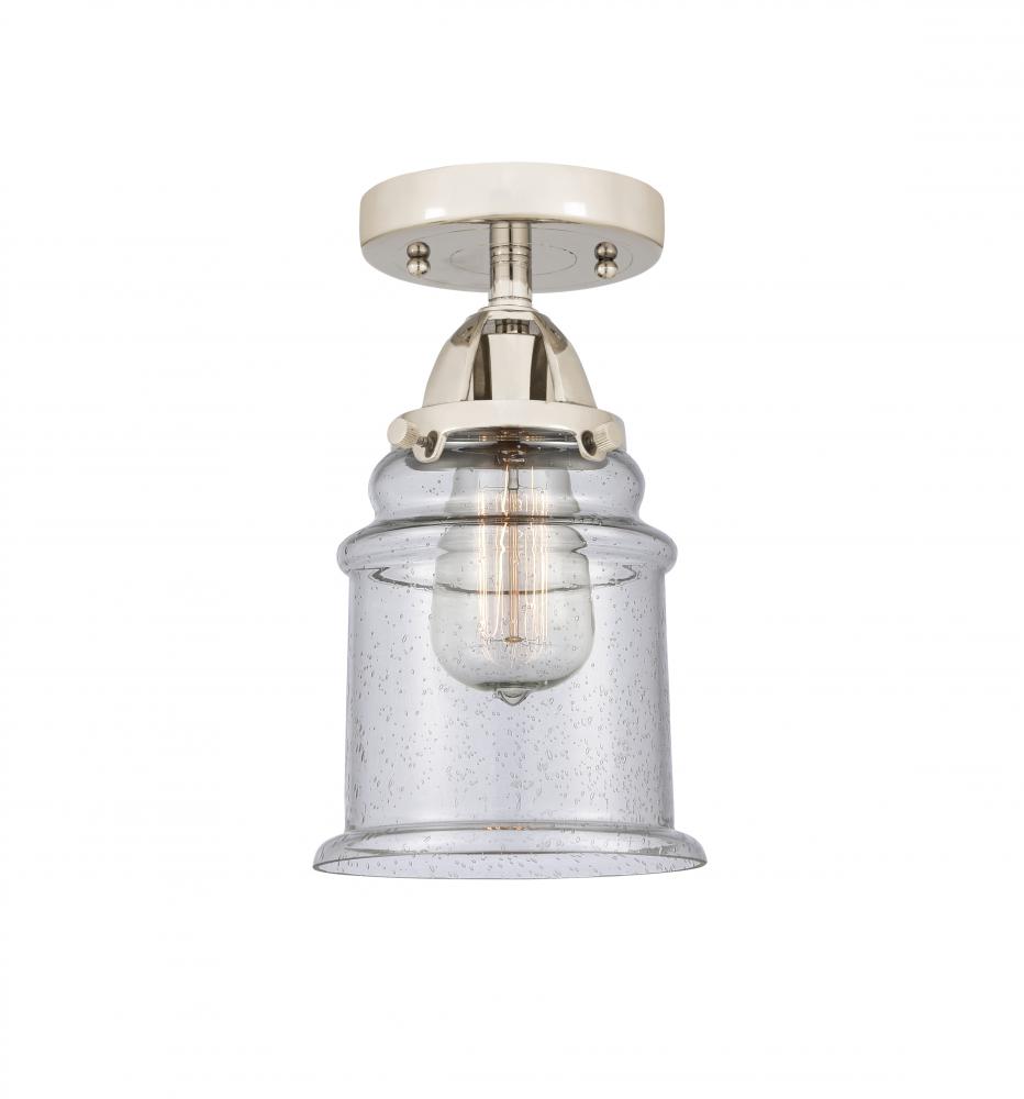 Canton - 1 Light - 6 inch - Polished Nickel - Semi-Flush Mount