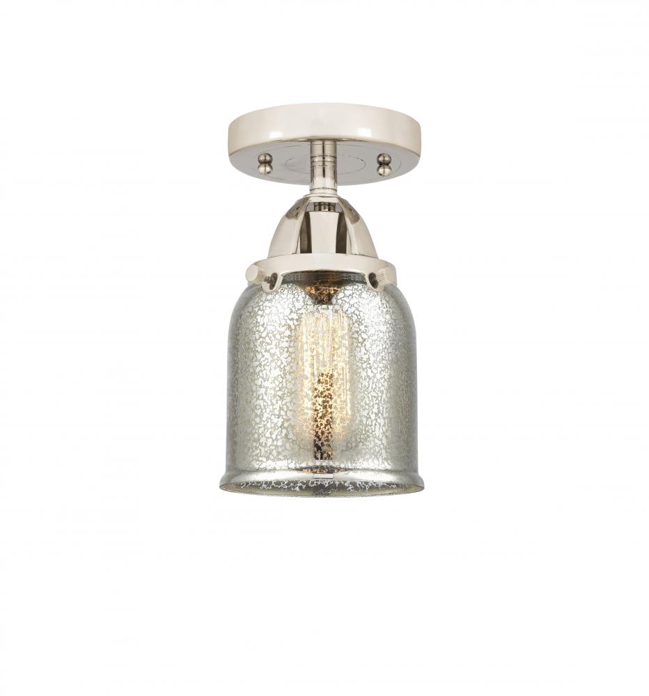 Bell - 1 Light - 5 inch - Polished Nickel - Semi-Flush Mount