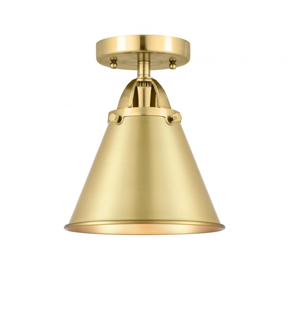 Appalachian - 1 Light - 8 inch - Satin Gold - Semi-Flush Mount