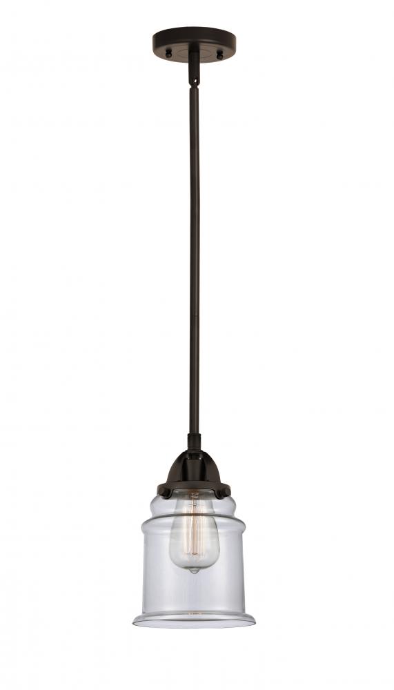 Canton - 1 Light - 6 inch - Oil Rubbed Bronze - Cord hung - Mini Pendant