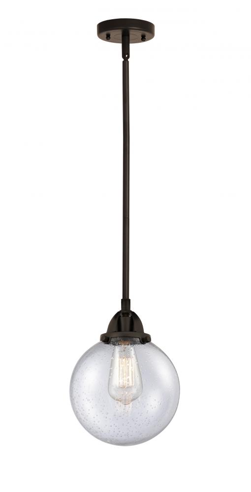 Beacon - 1 Light - 8 inch - Oil Rubbed Bronze - Cord hung - Mini Pendant