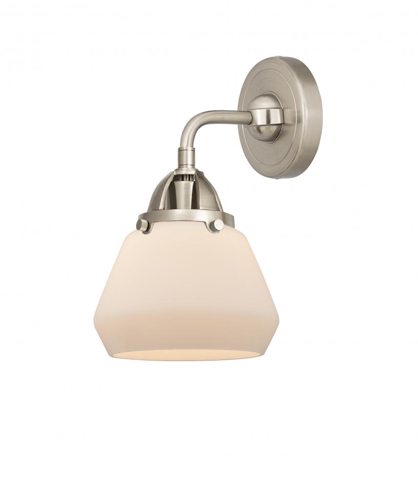 Fulton - 1 Light - 7 inch - Brushed Satin Nickel - Sconce