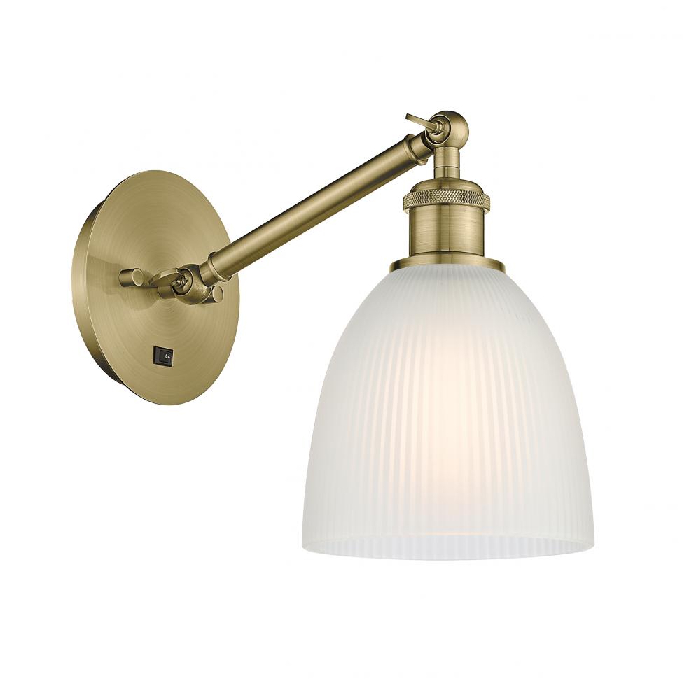 Castile - 1 Light - 6 inch - Antique Brass - Sconce