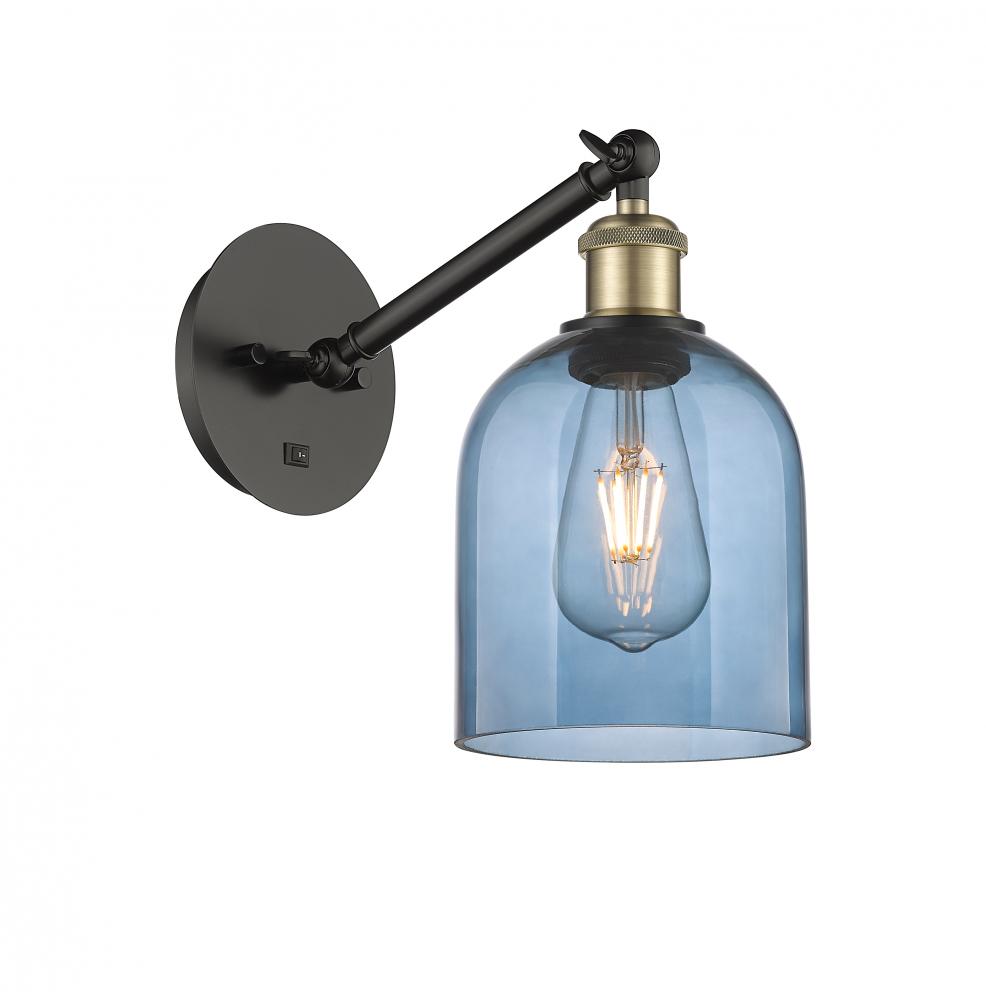 Bella - 1 Light - 6 inch - Black Antique Brass - Sconce