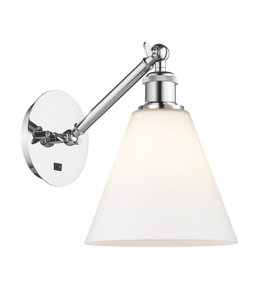 Berkshire - 1 Light - 8 inch - Polished Chrome - Sconce