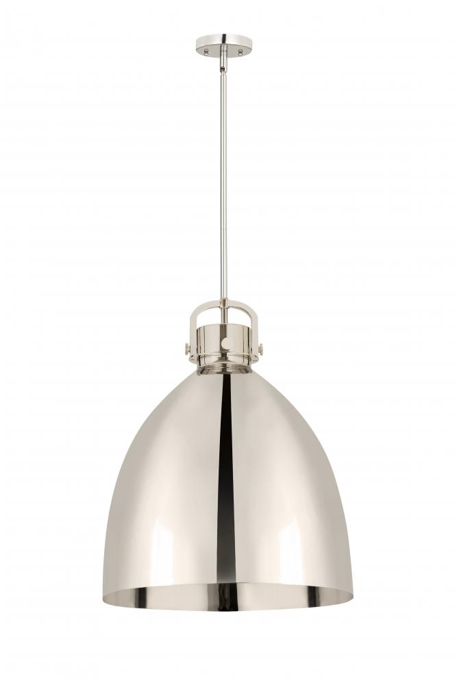 Newton Sphere - 1 Light - 18 inch - Polished Nickel - Pendant