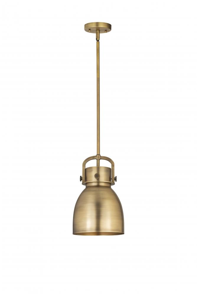 Newton Sphere - 1 Light - 8 inch - Brushed Brass - Mini Pendant