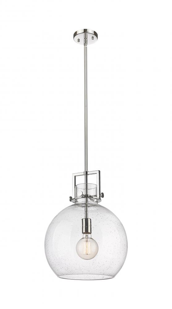 Newton Sphere - 1 Light - 14 inch - Polished Nickel - Pendant