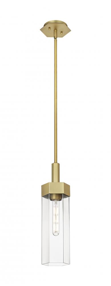 Claverack - 1 Light - 6 inch - Brushed Brass - Pendant