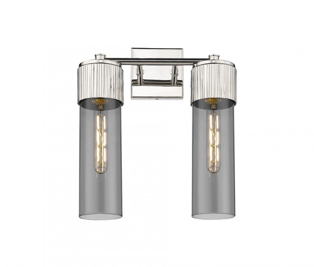 Bolivar - 2 Light - 14 inch - Polished Nickel - Bath Vanity Light