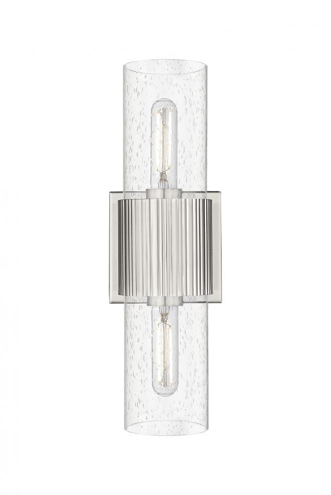 Bolivar - 2 Light - 5 inch - Satin Nickel - Bath Vanity Light