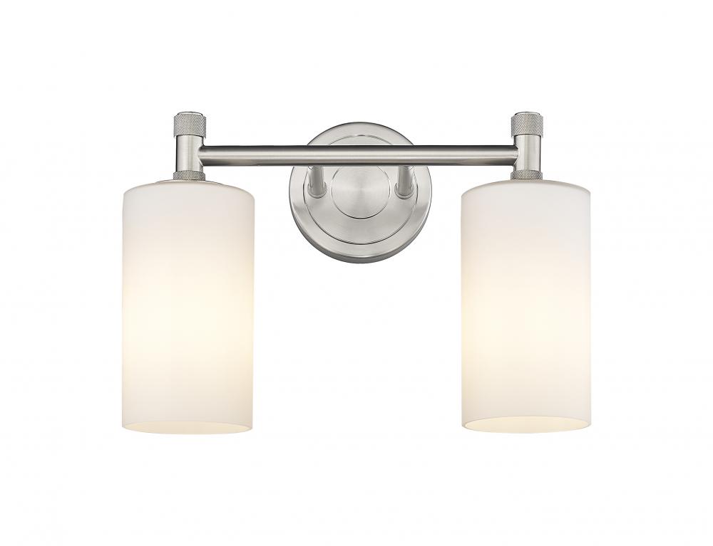 Crown Point - 2 Light - 14 inch - Satin Nickel - Bath Vanity Light