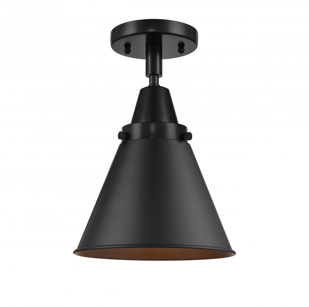 Appalachian - 1 Light - 8 inch - Matte Black - Flush Mount